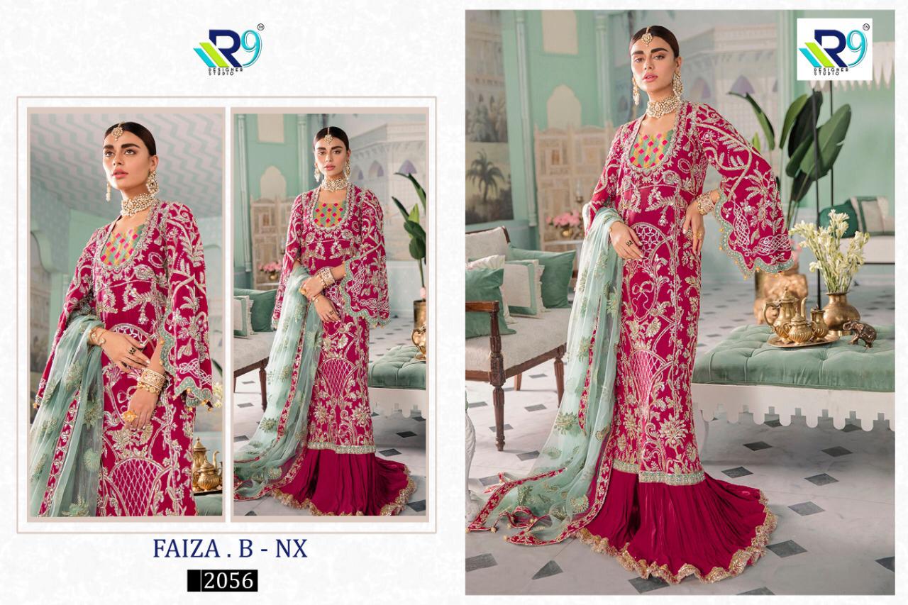 R9 Faiza B-nx Designer Faux Georgette Suit