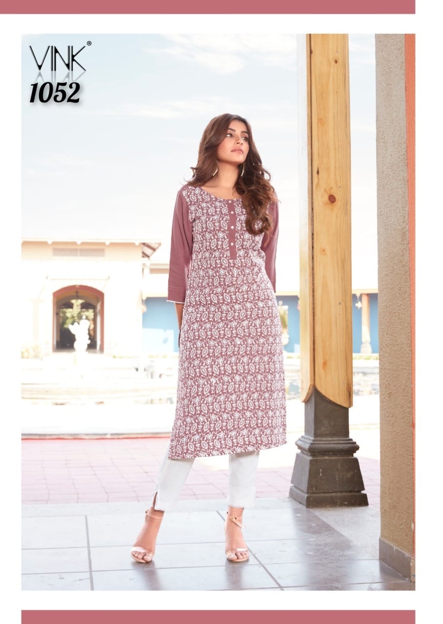 Vink Lucknowi 5 Designer Pure Rayon Kurti