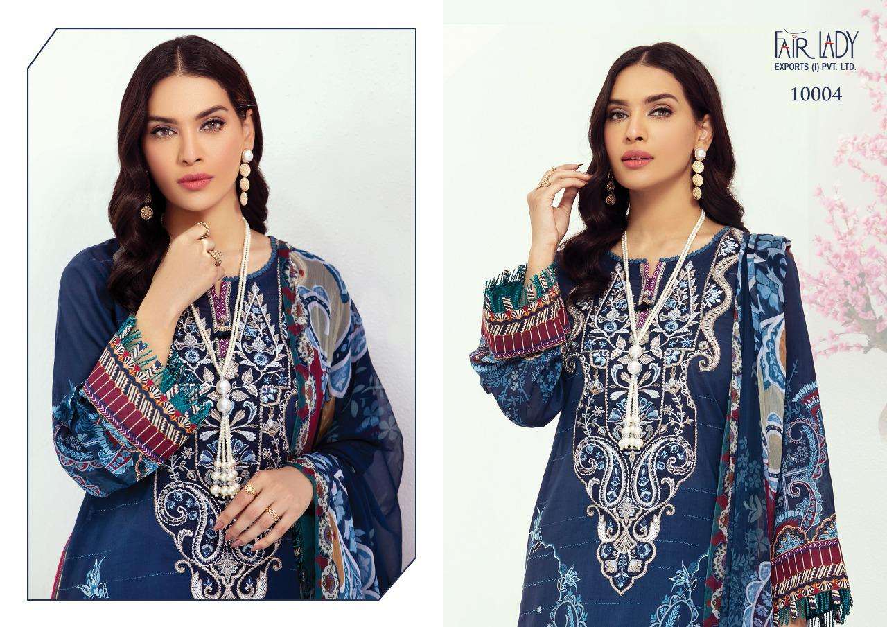 Fairlady Baroque Farasha Series 10001-10007 Jam Satin Suit