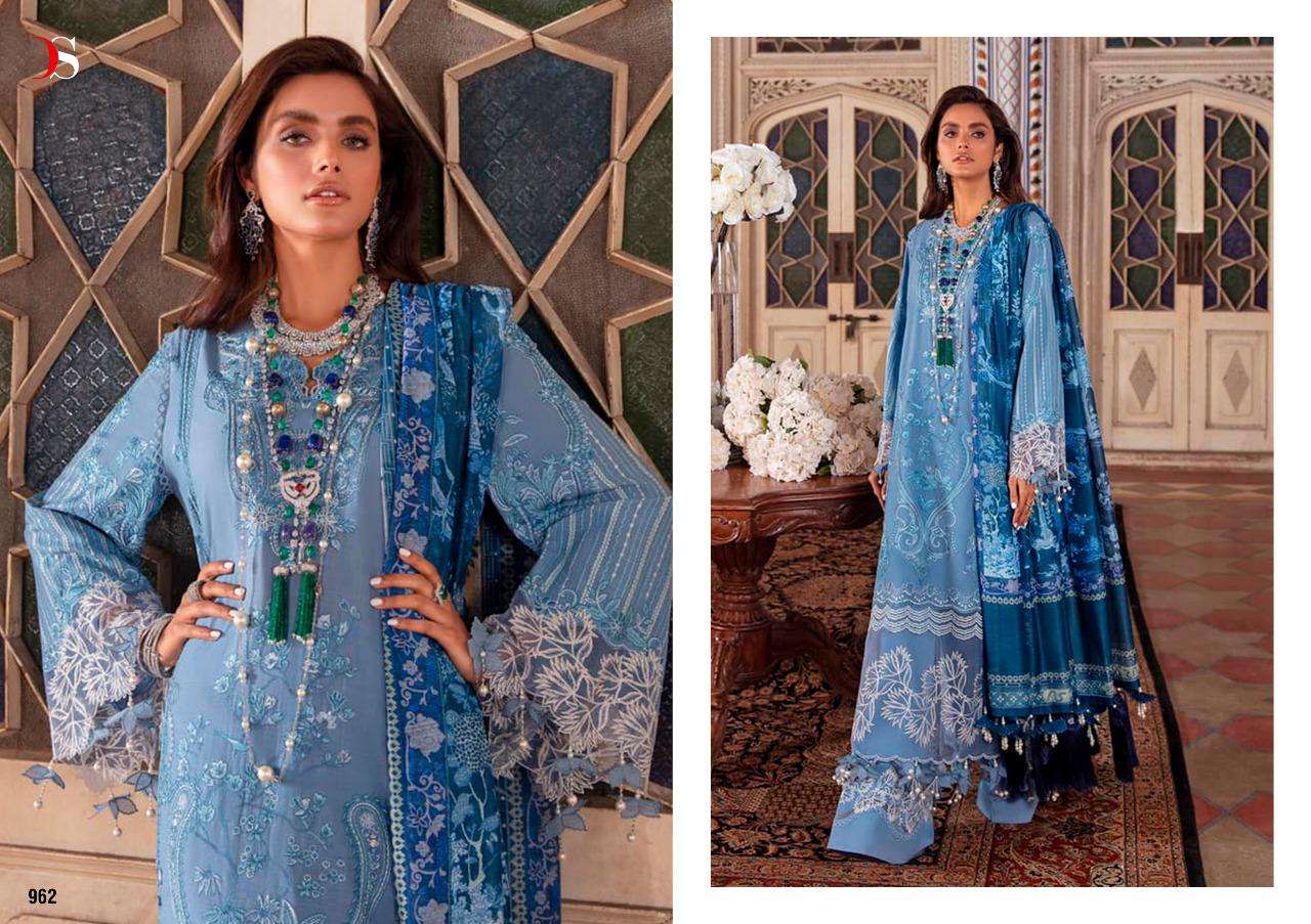 Deepsy Sana Safinaz Lawn 21 Series 961-968 Cotton Pakistani Suit
