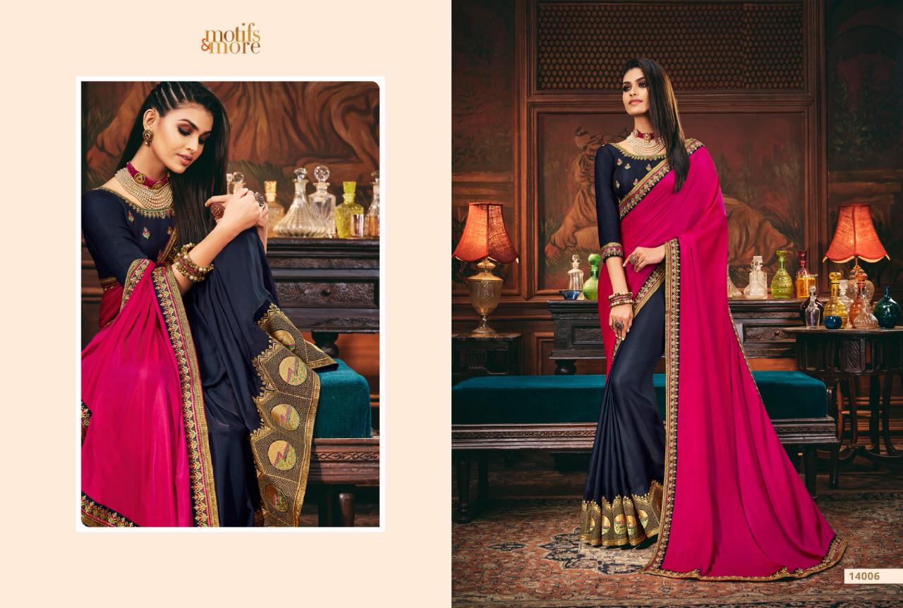 Motif And More Designer Fancy Saree