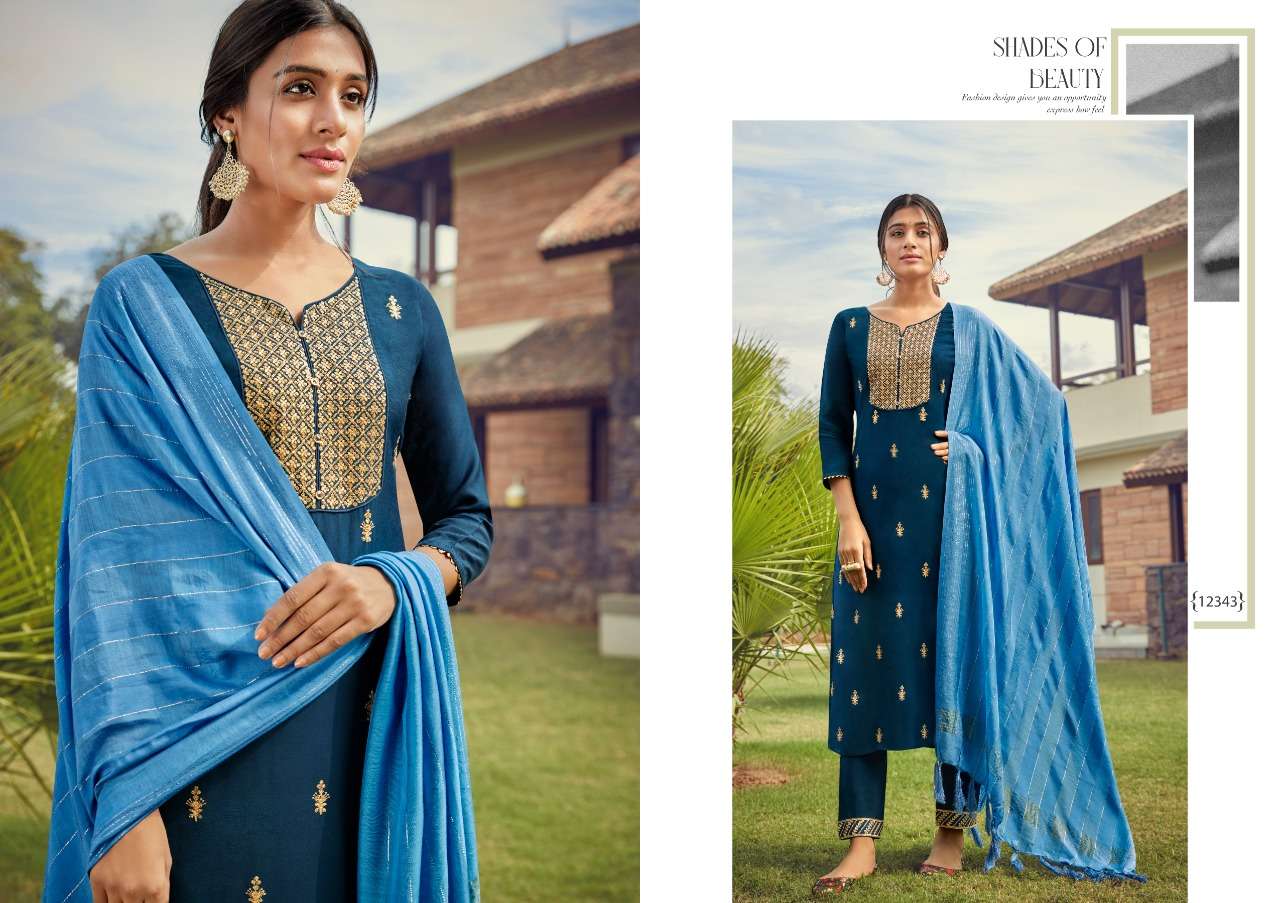 Kalaroop Ramee Series 1243-1248 Muslin Readymade Salwar Kameez