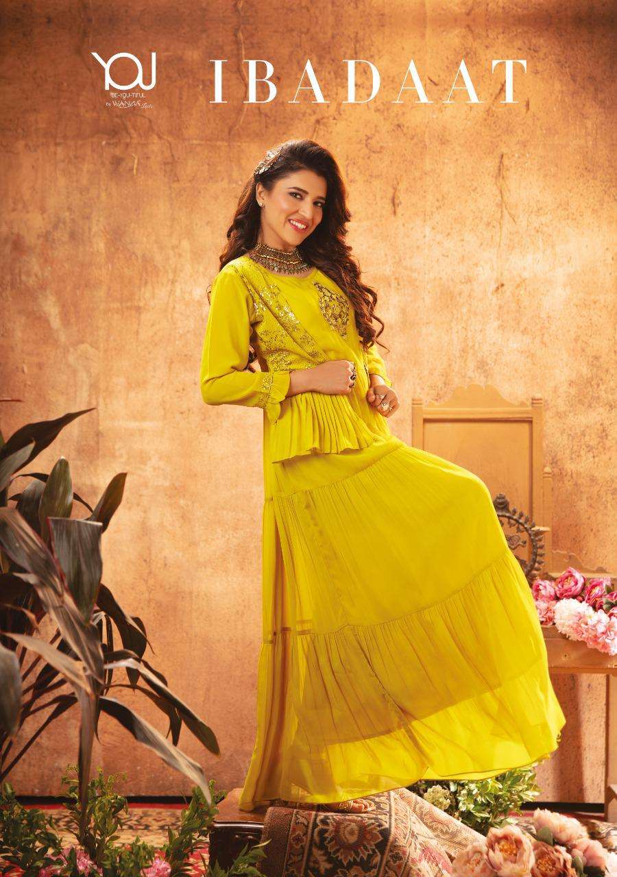 Wanna Ibaadat Series 001-006 Heavy Viscose Georgette Gown