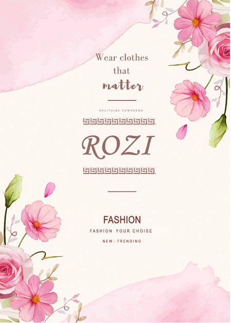 Floreon Rozi Series 1001-1012 Heavy Cambric Cotton Suit