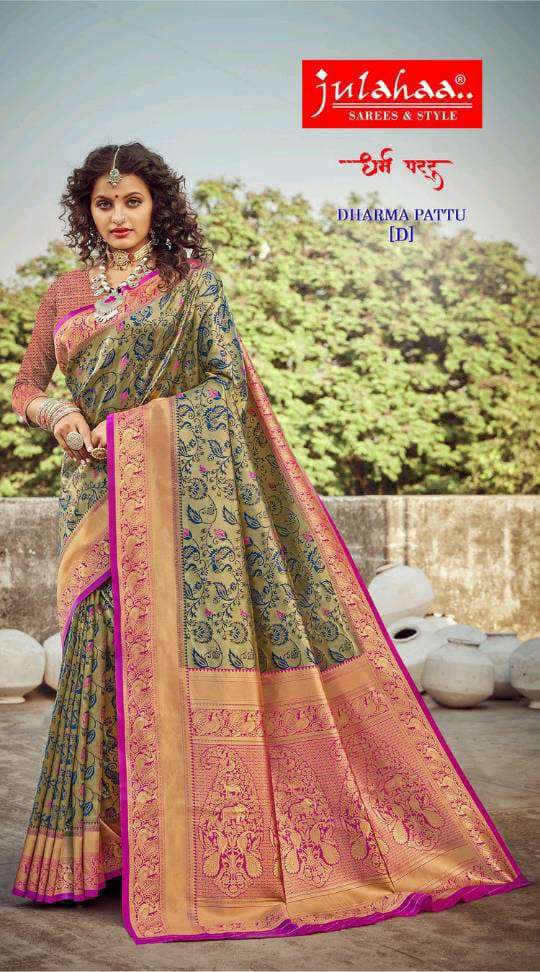 Julahaa Saree Dharma Pattu Series A-h Silk Saree