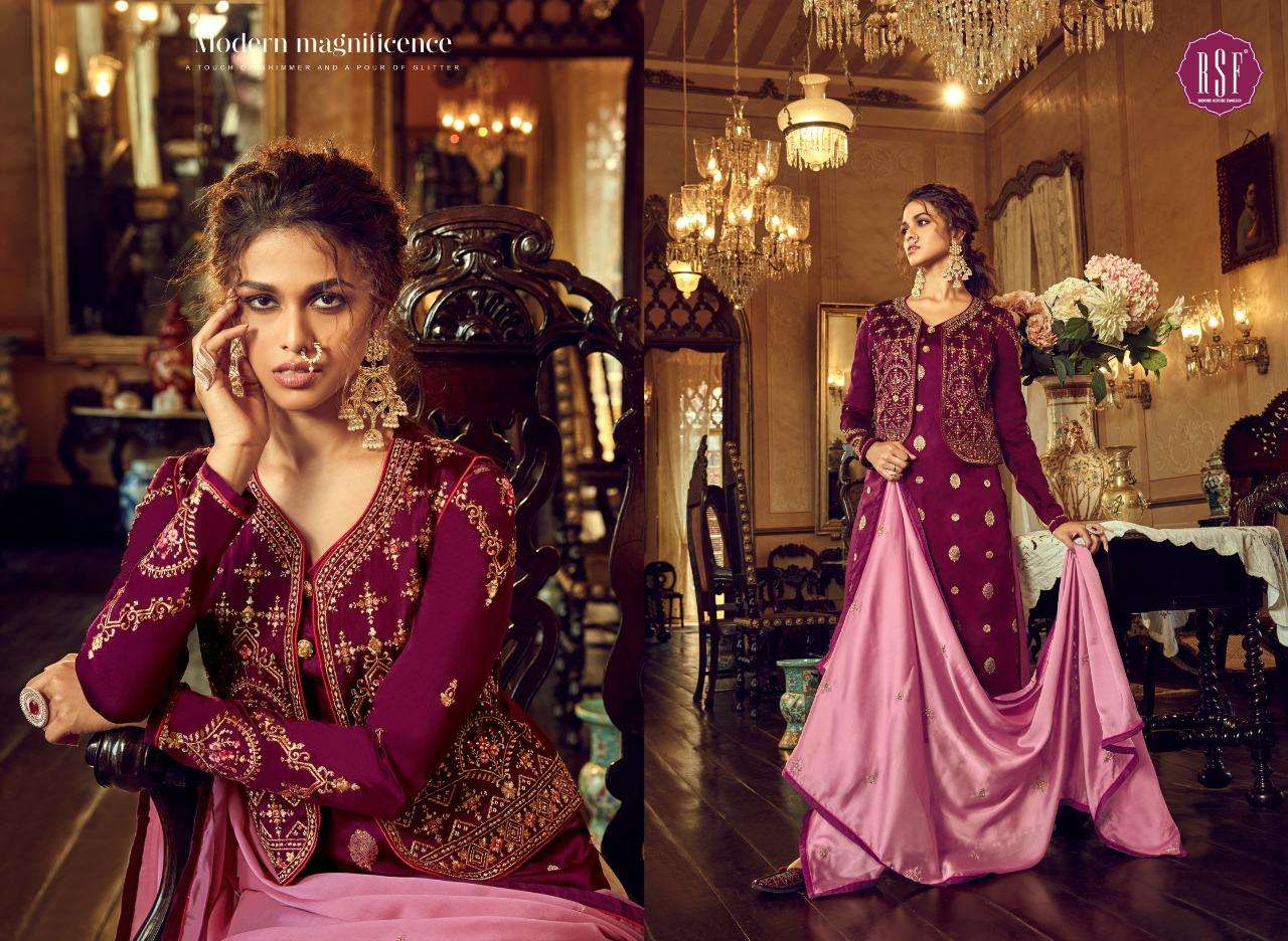 Rsf Taani Series 18501-18506 Silk Jacquard Jacket Style Suits
