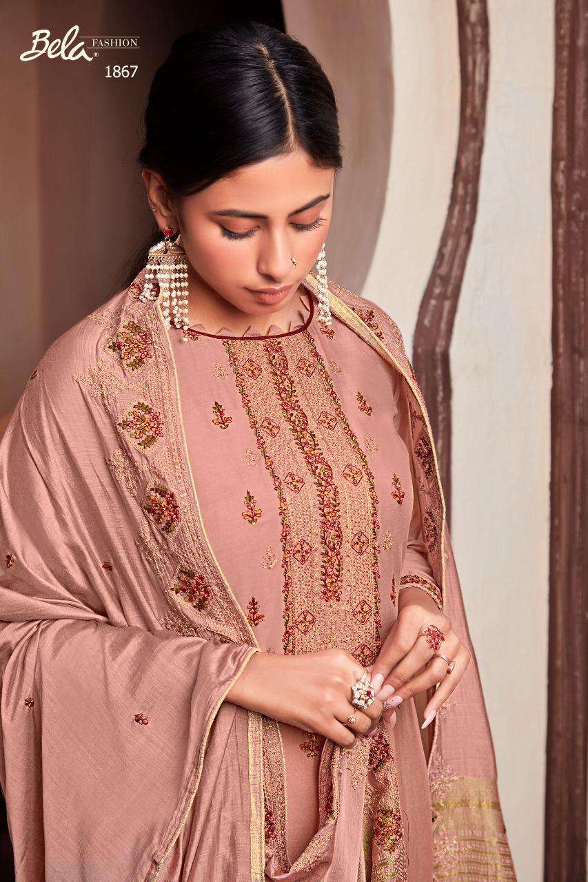 Bela Lamhe Vol-2 Series 1863-1868 Viscose Muslin Suits