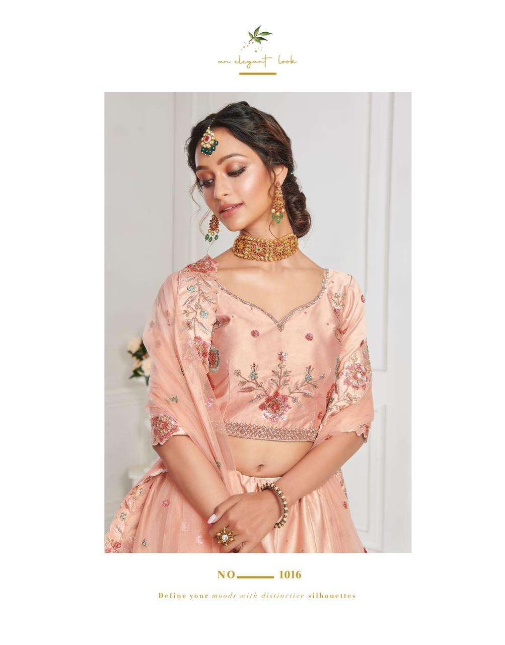 Alizeh Sangeet Series 1016-1019 Exclusive Wedding Bridal Lehenga