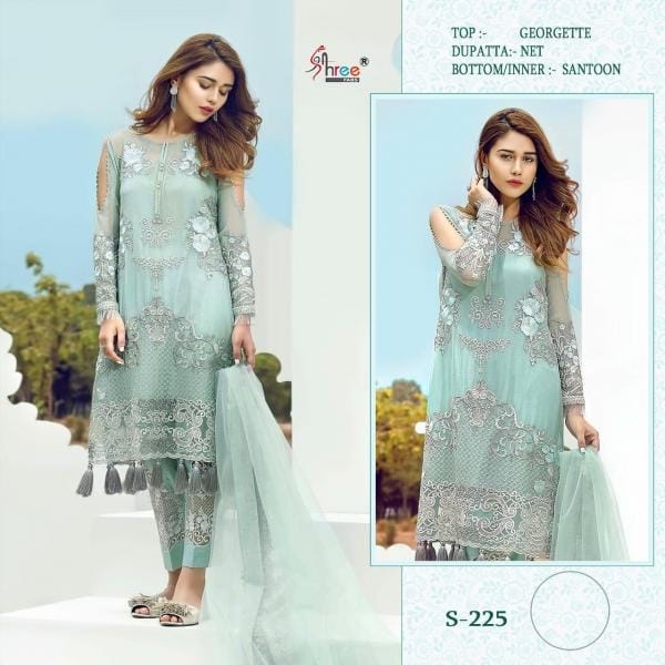 Shree Fab S-225 Designer Georgette Suit