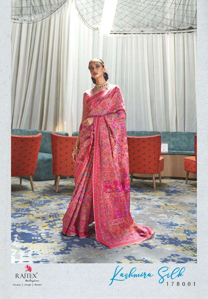 Rajtex Kashmira Silk Series 178001-178006 Handloom Weaving Saree