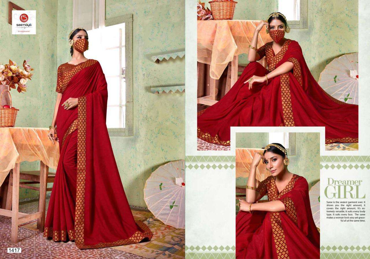 Seemaya Manika Vol-3 Series 1417-1424 Vichitra Silk Saree