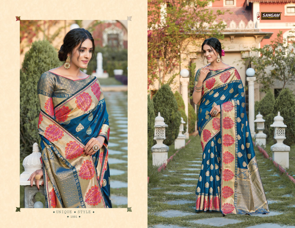 Sangam Kanupriya Designer Silk Saree