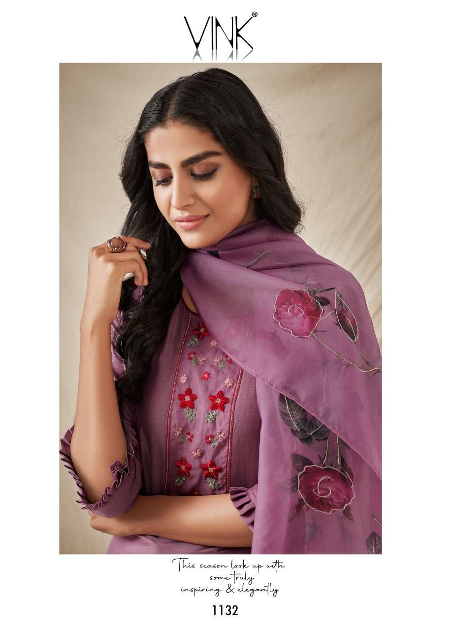 Vink Glamour Series 1131-1136 Silk Readymade Suits