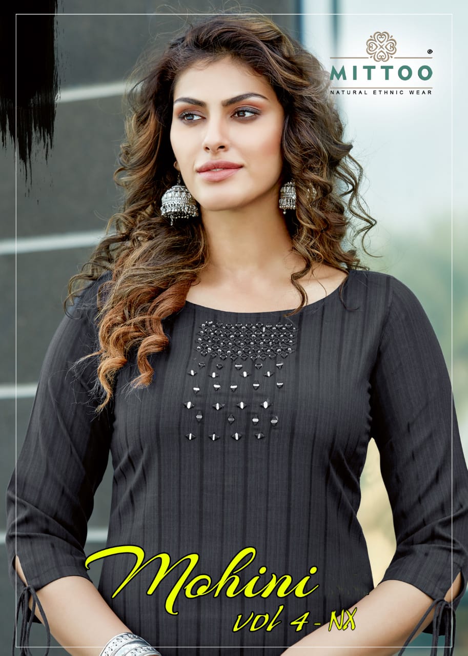 Mittoo Mohini Vol 4nx Viscoce Rayon Casual Wear Kurti With Pant Catalog