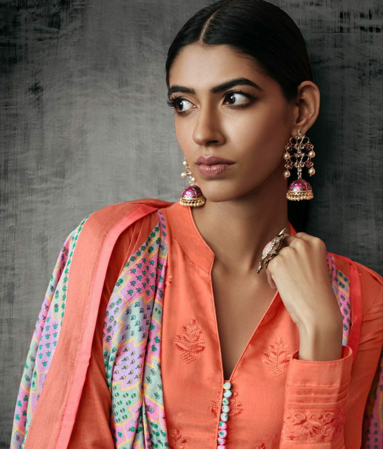 House Of Lawn Shades Of Beauty Satin New And Modern Style Slwar Suit Catalog