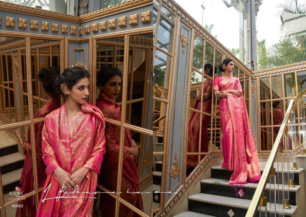 Rajtex Kaansha Silk 165001-165006 Series Handloom Weaving Saree