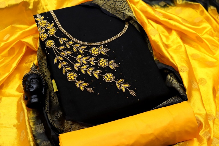 Rahul Nx Kulfi Cotton South Slub Embroidery Salwar Kameez