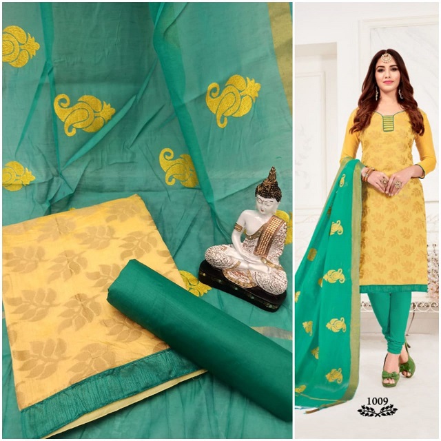 Rahul Nx Bindiya Series 1001-1010 Banarasi Zecord Suit
