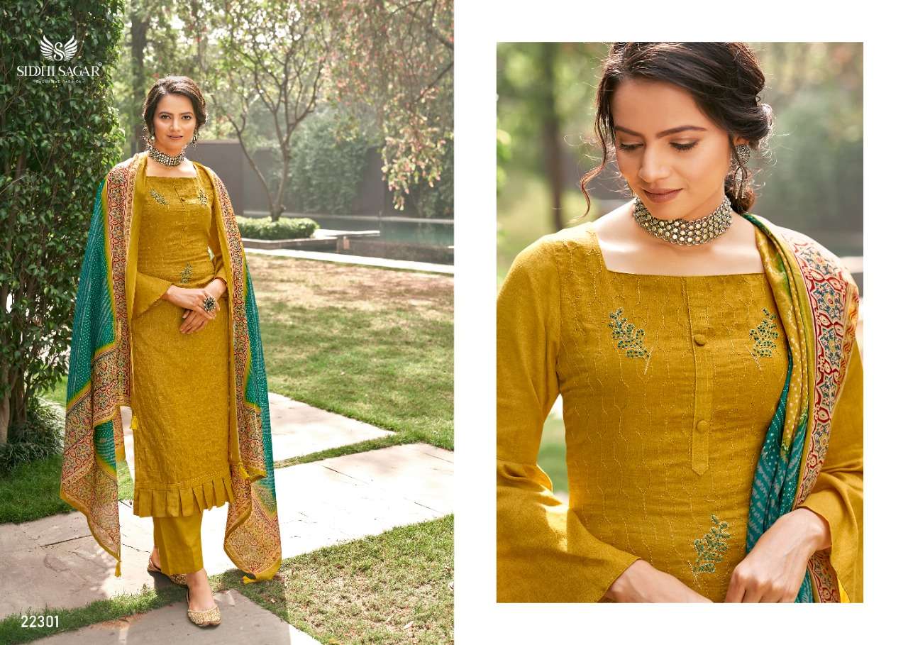Siddhi Sagar Saheli Series 22301-22308 Pure Jam Satin Suit
