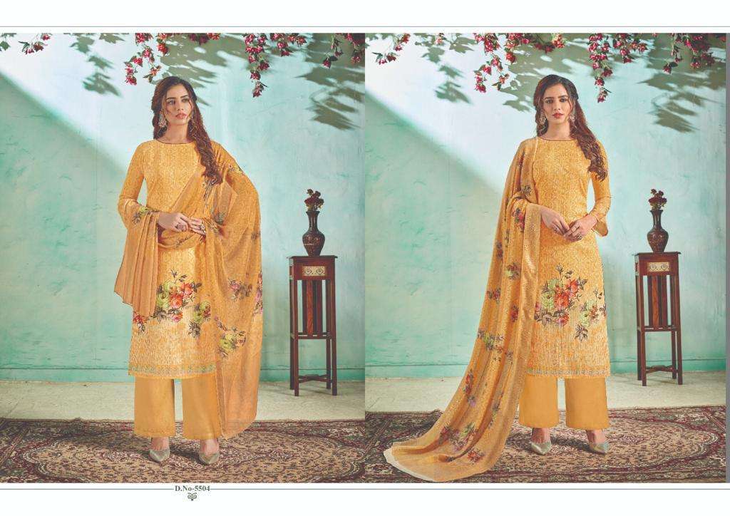 Riana Risa Series 5500-5504 Cotton Embroidery Salwar Kameez