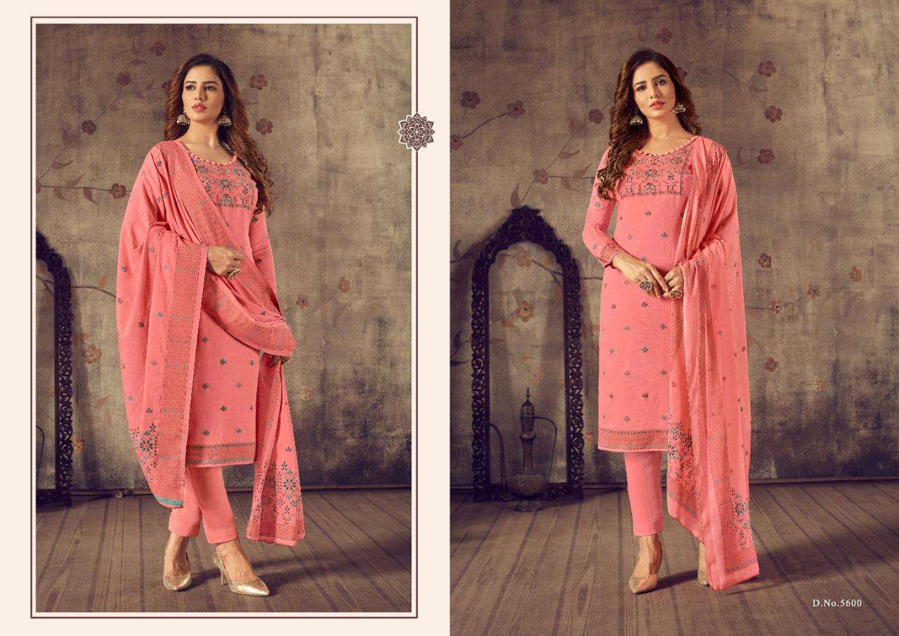 Riana Verni Series 5600-5604 Cotton Jacquard Summer Dresses