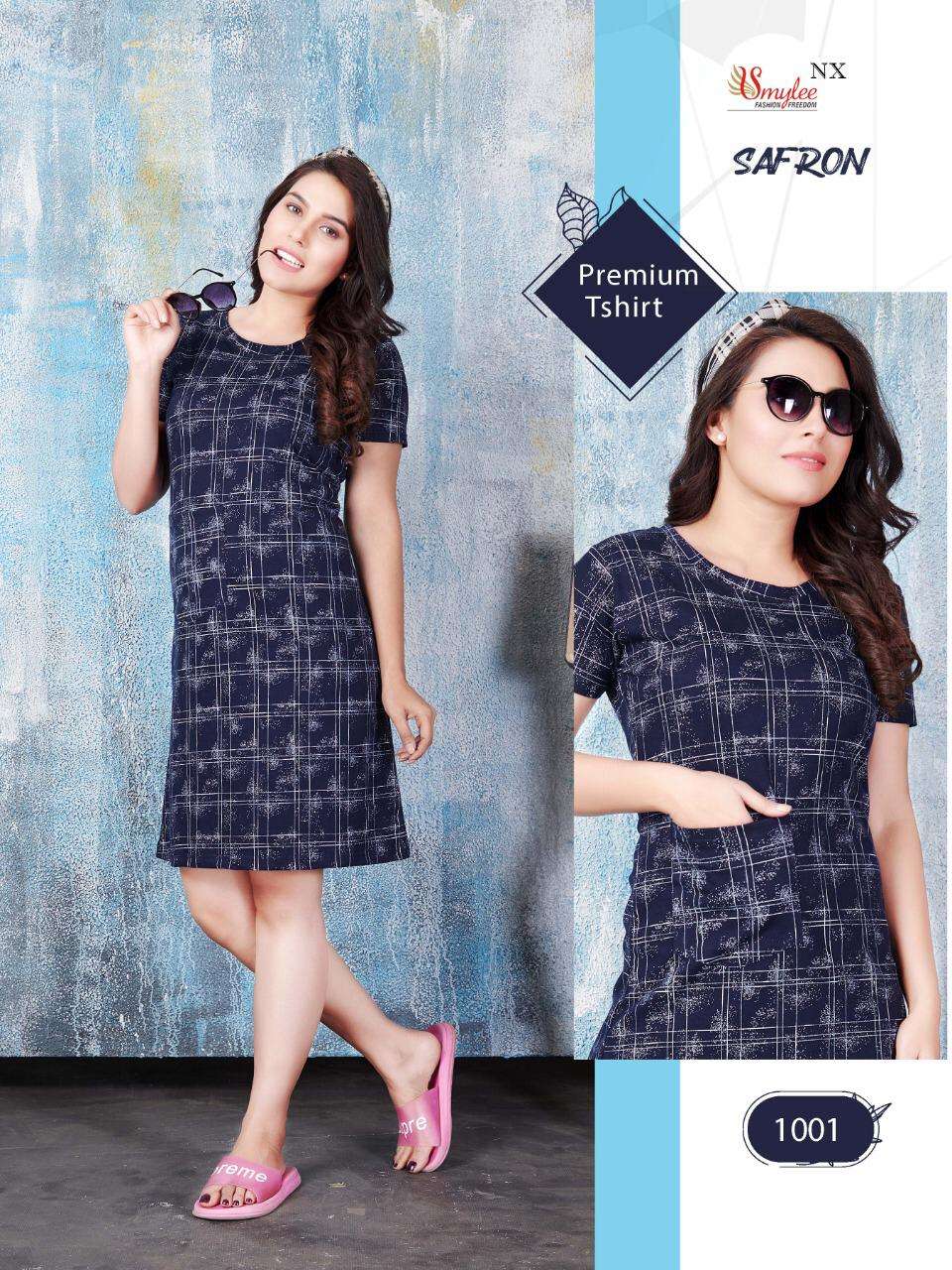 Rung Safron Series 1001-1006 Hosiery Long T-shirt For Girls