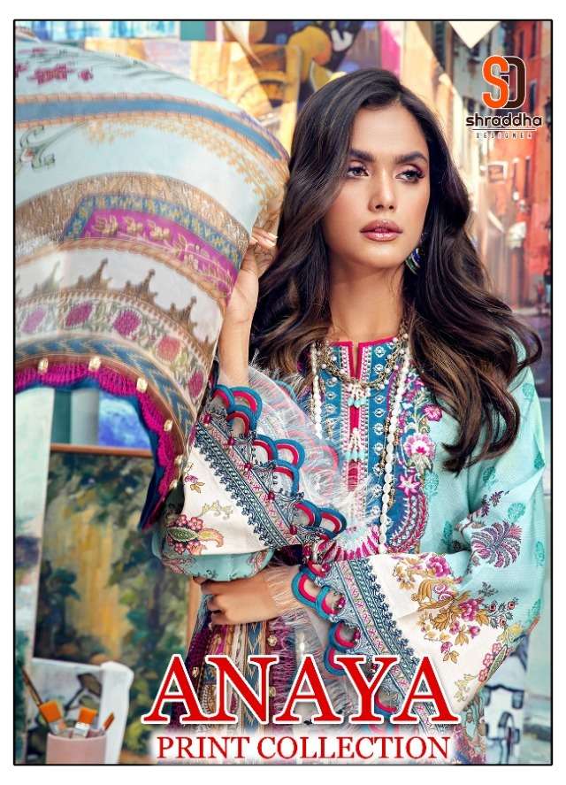 Shraddha Anaya Print Collection Series 101-106 Lawn Cotton Pakistani Suit
