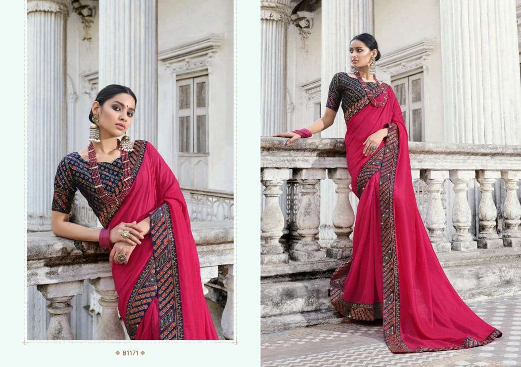 Right Women Tanisha Series 81171-81178 Vichitra Designer Sarees