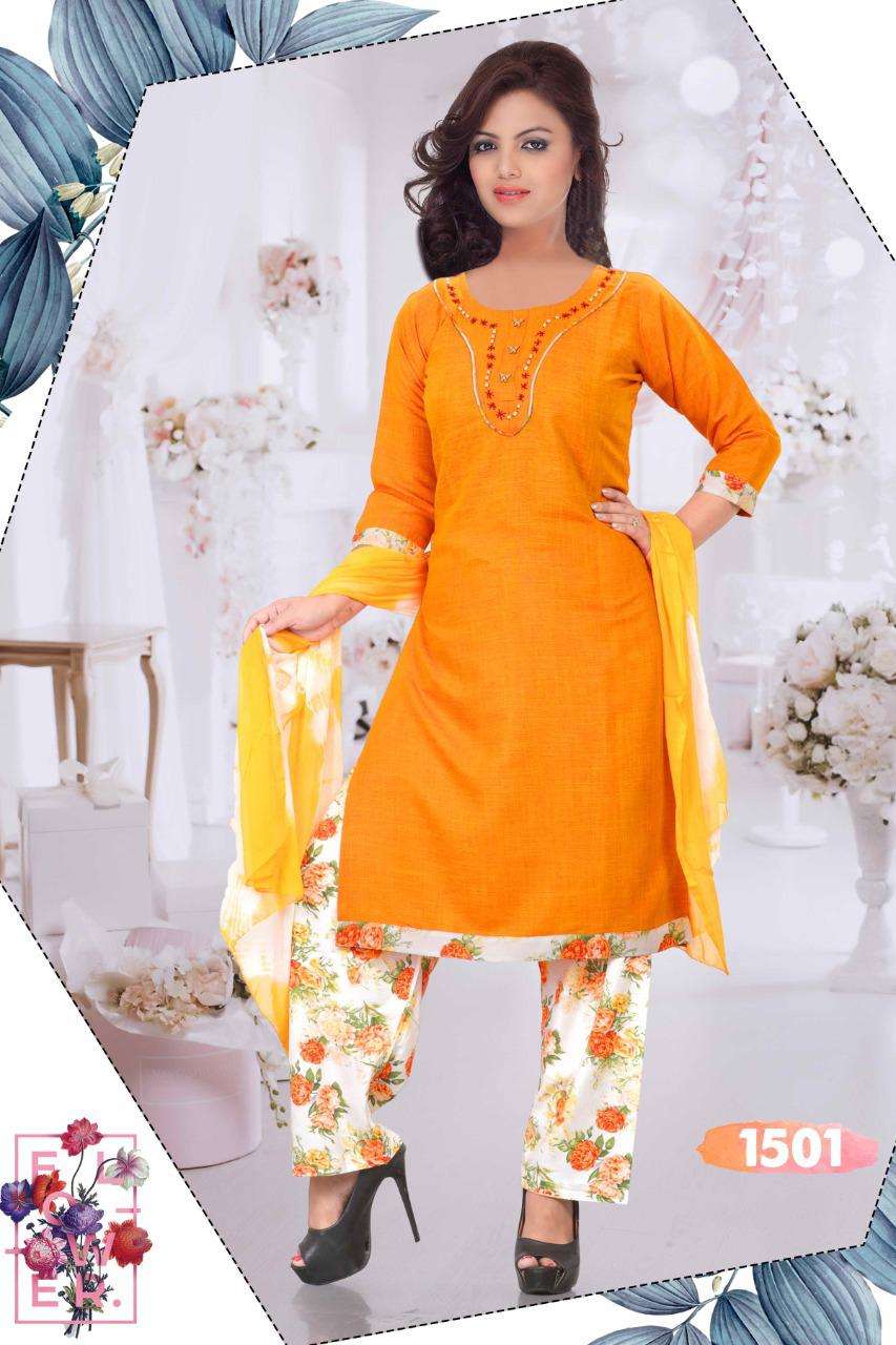 Trendy Pakii-2 Series 1501-1506 Heavy Rayon Readymade Suit