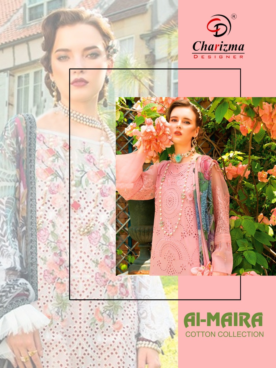 Charizma Designer Al-maira Designer Jam Cotton Suit