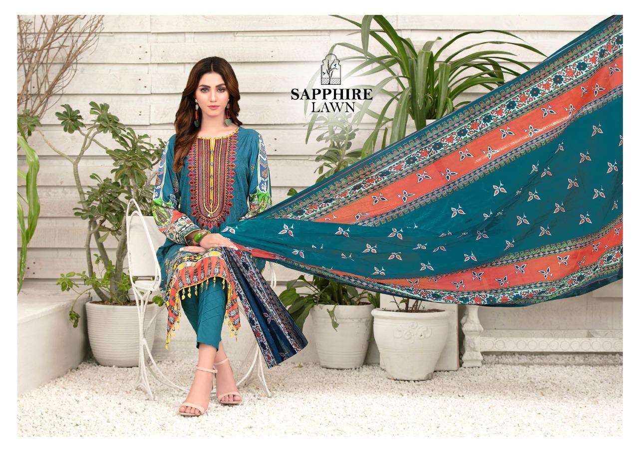 Sapphire Lawn Vol 2 Lawn Printed Ladies Suits Catalog At Lowest Price Online