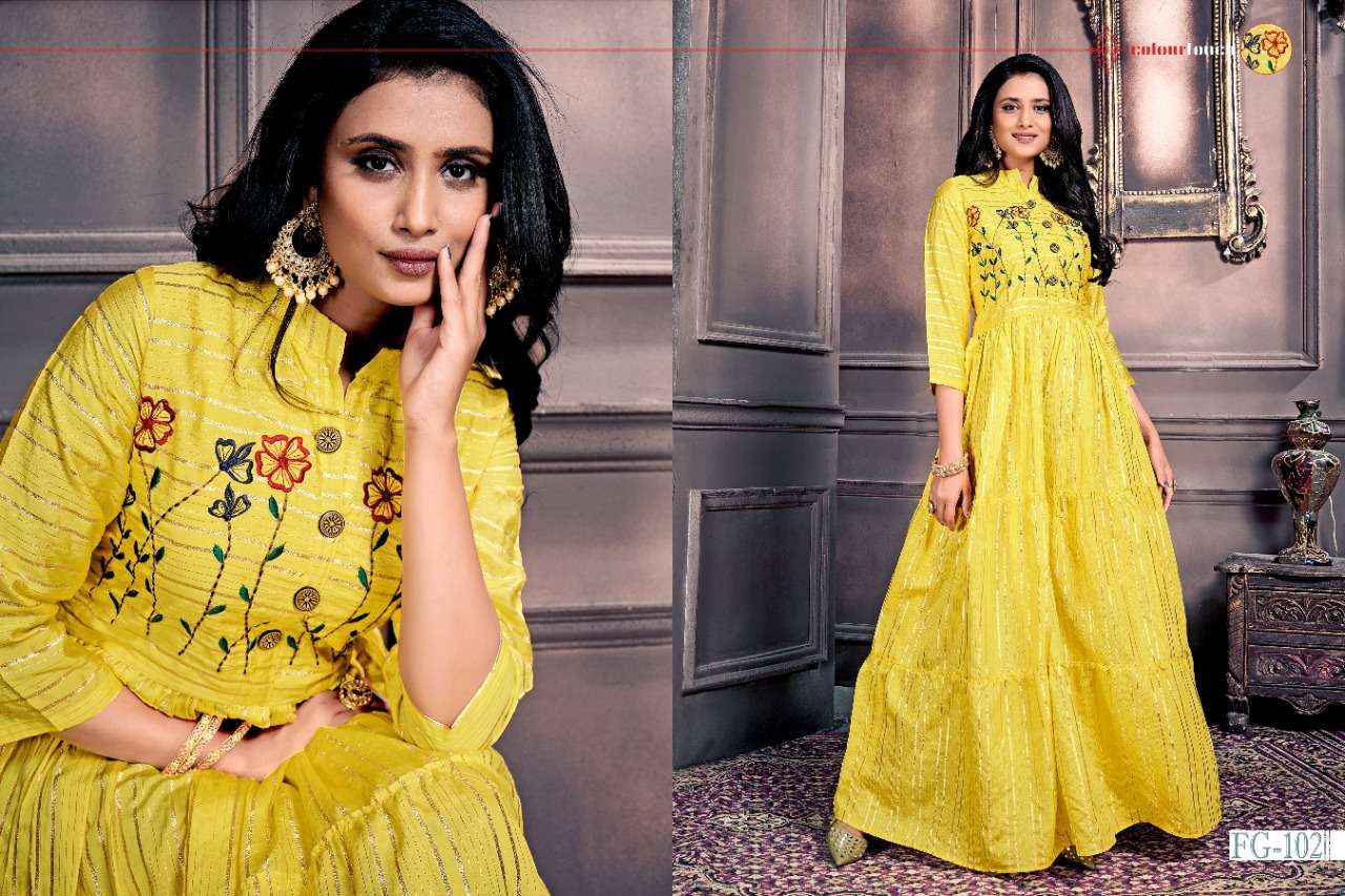 Fashion Galleria Anokhi Series 101-105 Long Gown Style Kurti