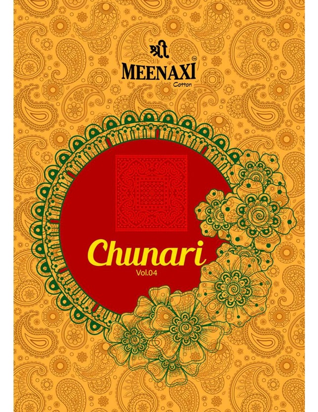 Meenaxi Chunari Vol-4 Series 4001-4010 Pure Cotton Suit