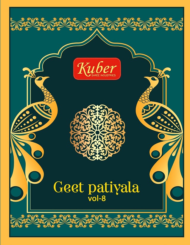 Kuber Geet Patiyala Vol-8 Series 857-867 Pure Cotton Suit