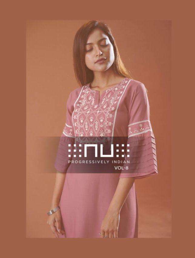 Nu Present Vol 8 Casual Wear Western Short Tunics Collection