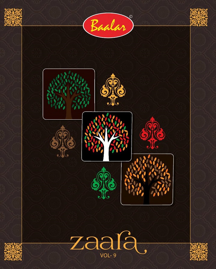 Baalar Zaara Vol-9 Series 9009-9039 Pure Cotton Suit