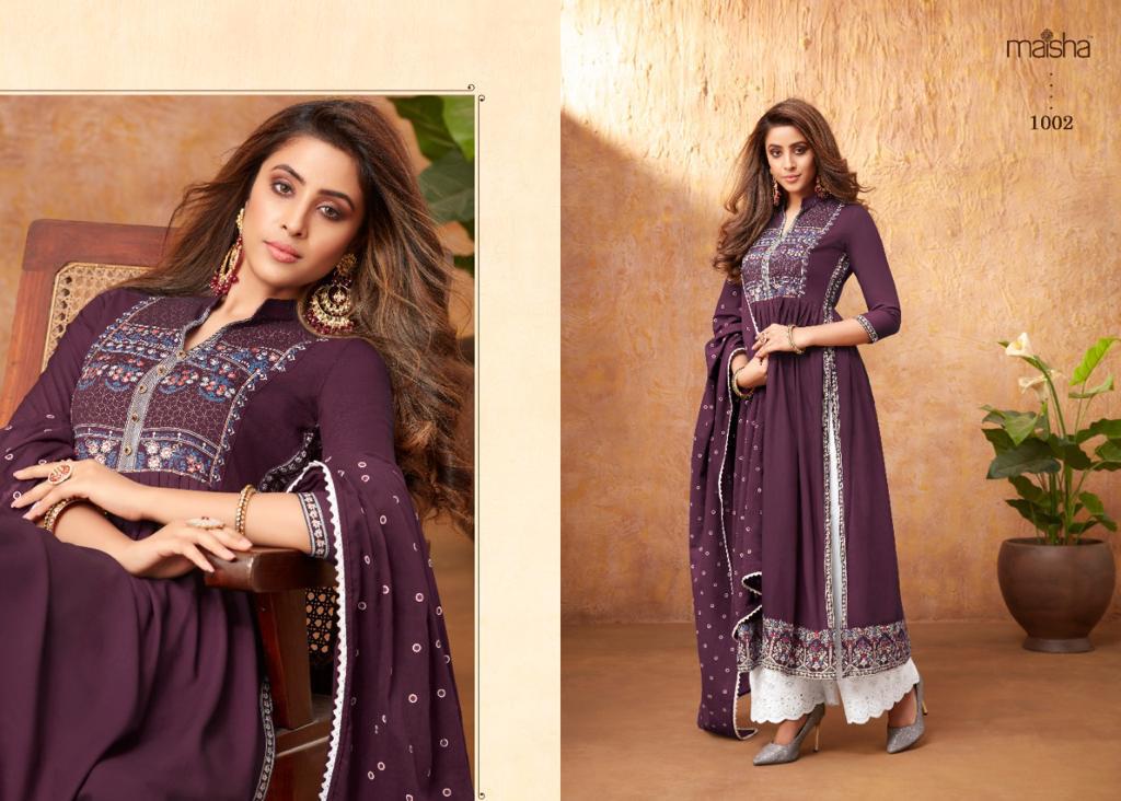 Maisha Nazia Designer Heavy Rayon Kurti