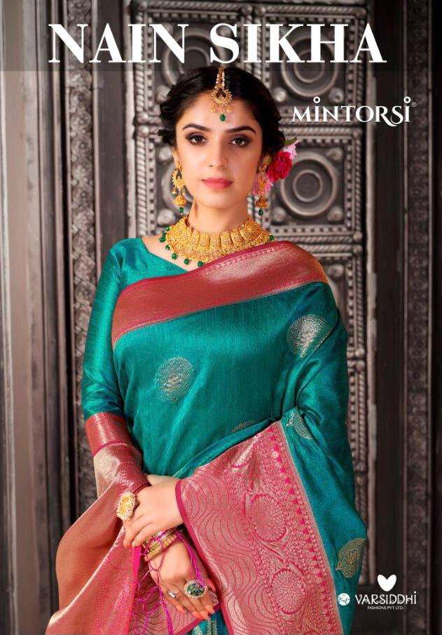Nain Sikha By Mintorsi Exclusive Banarasi Silk Saree Collection