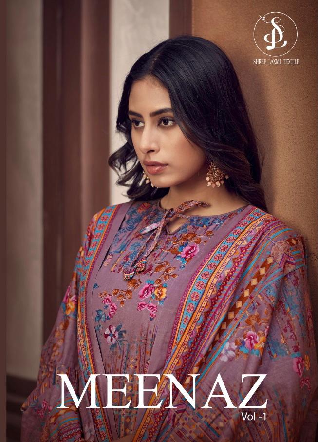 Shree Laxmi Textile Meenaz Vol-1 Series 1001-1010 Pure Cotton Suit