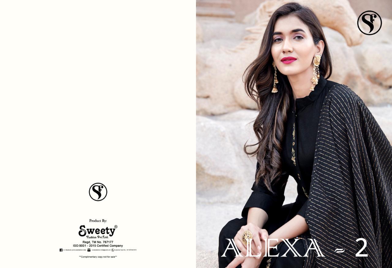 Sweety Fashion Alexa Vol-2 Series 2001-2008 Rayon Kurti With Dupatta