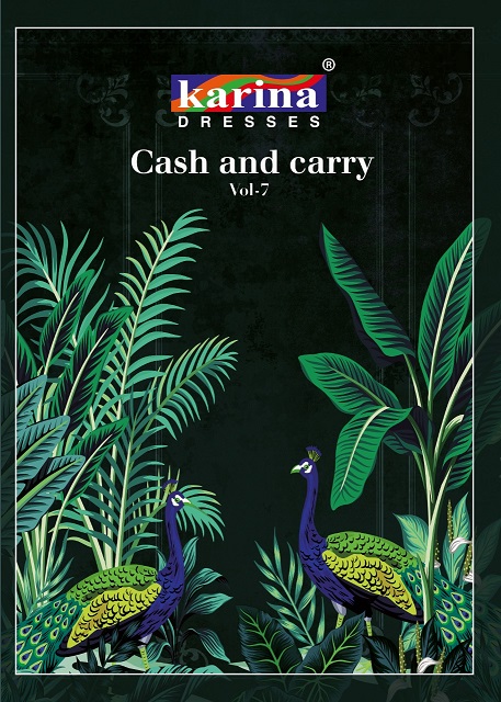 Karina Cash & Carry Vol-7 Series 7001-7012 Pure Cotton Suit