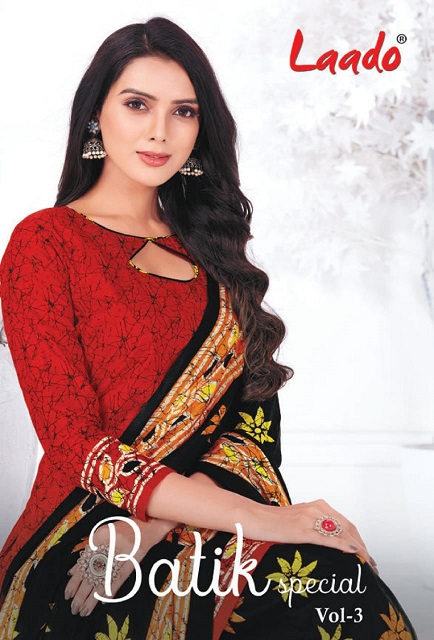 Laado Batik Special Vol-3 Series 3001-3010 Pure Cotton Suit