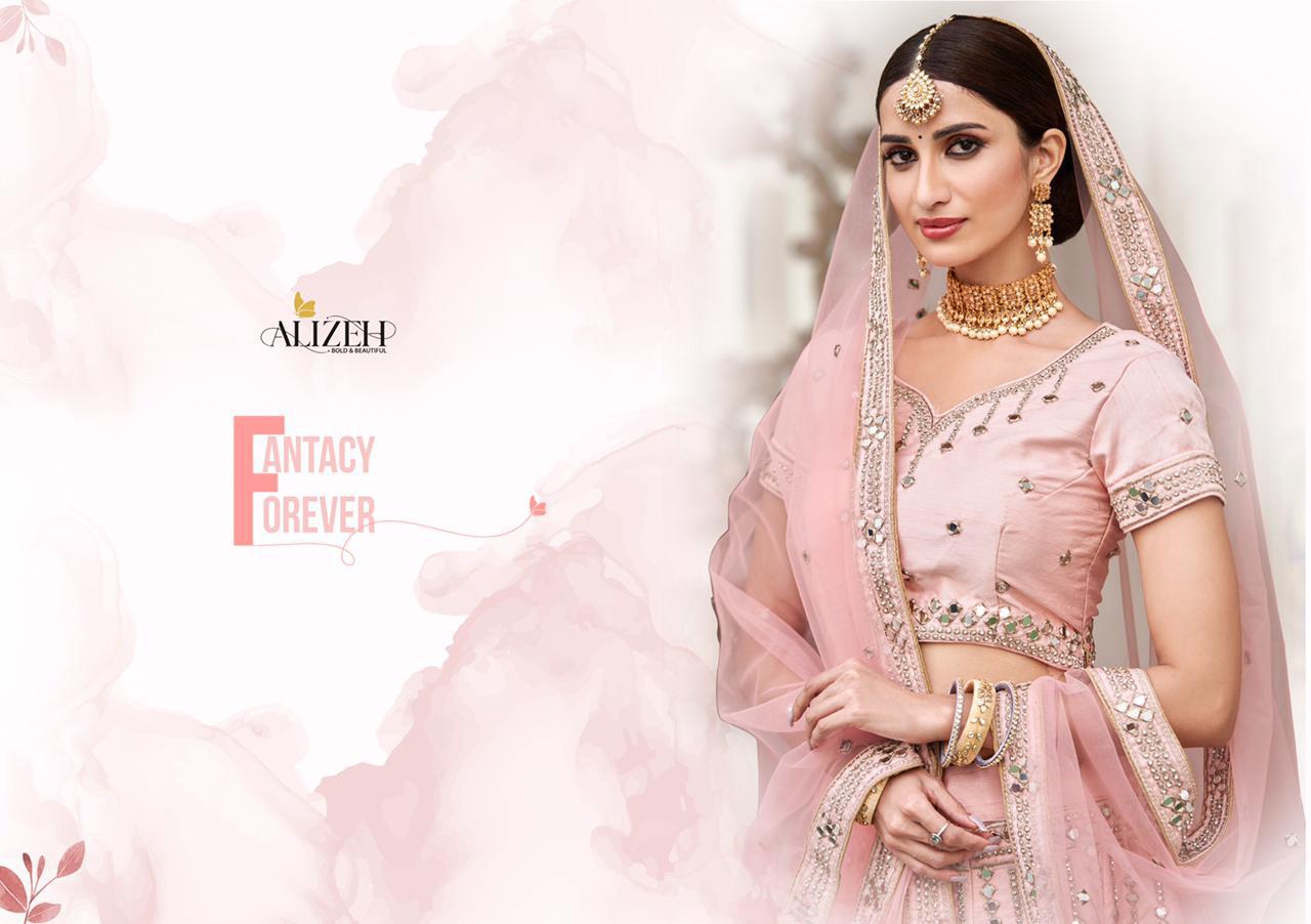 Alizeh Official Mirror Maze Colour Edition 1012-1013 Heavy Silk Lehenga