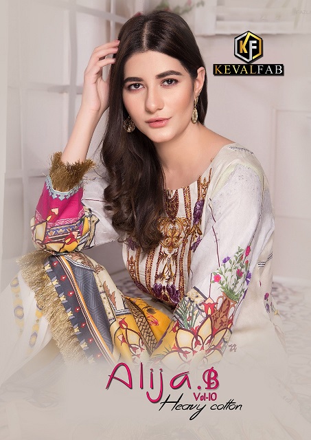 Keval Alija.b Vol-10 Series 10001-10006 Heavy Karachi Cotton Suit
