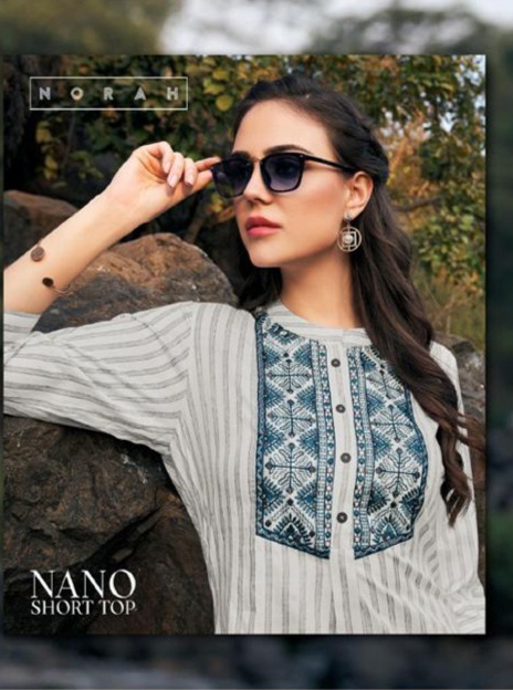 Tunic House Nano Rayon Graceful Look Short Tops