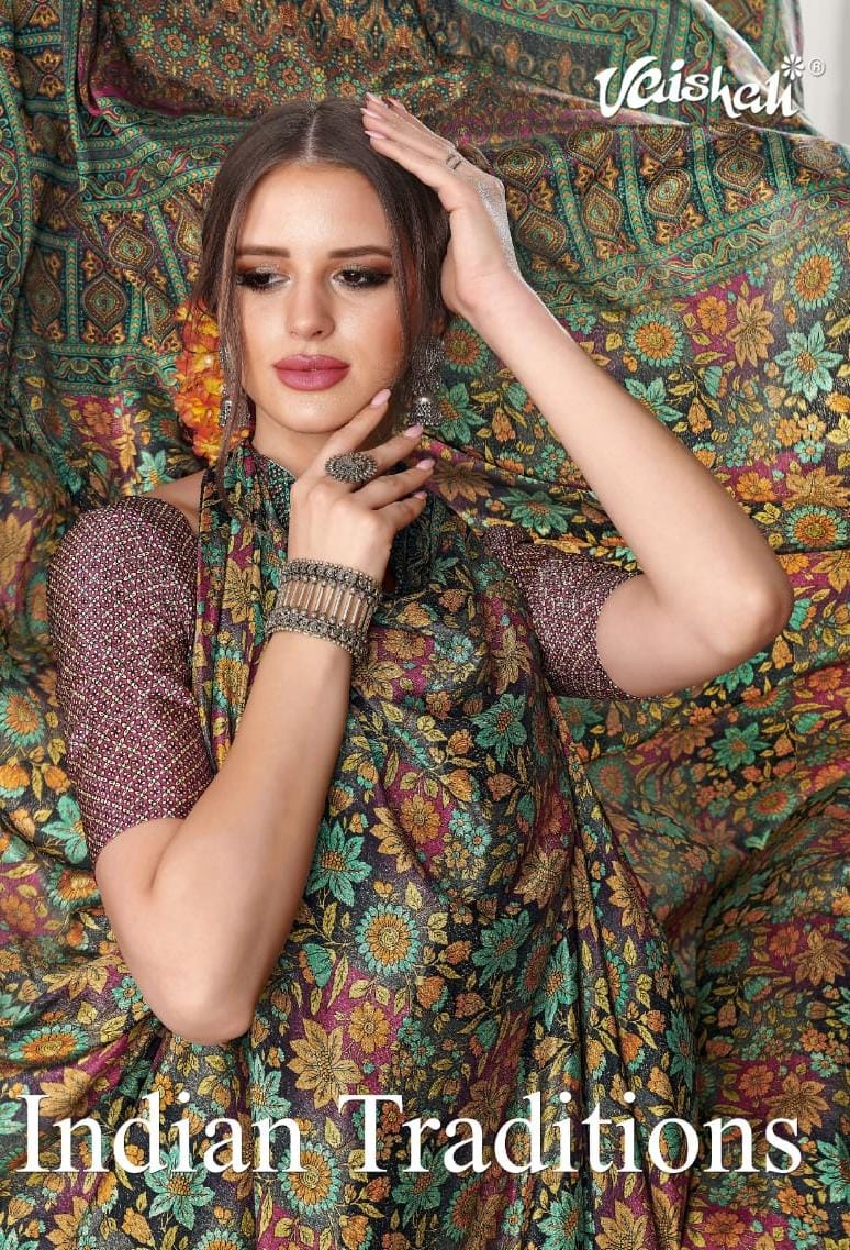 Vaishali Fashion Indian Traditions Series 9501-9508 Crape Saree