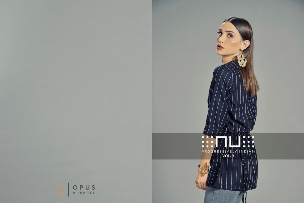 Nu Vol-9 Series 901-906 Rayon Most Stylish Tops At Wholesale Price