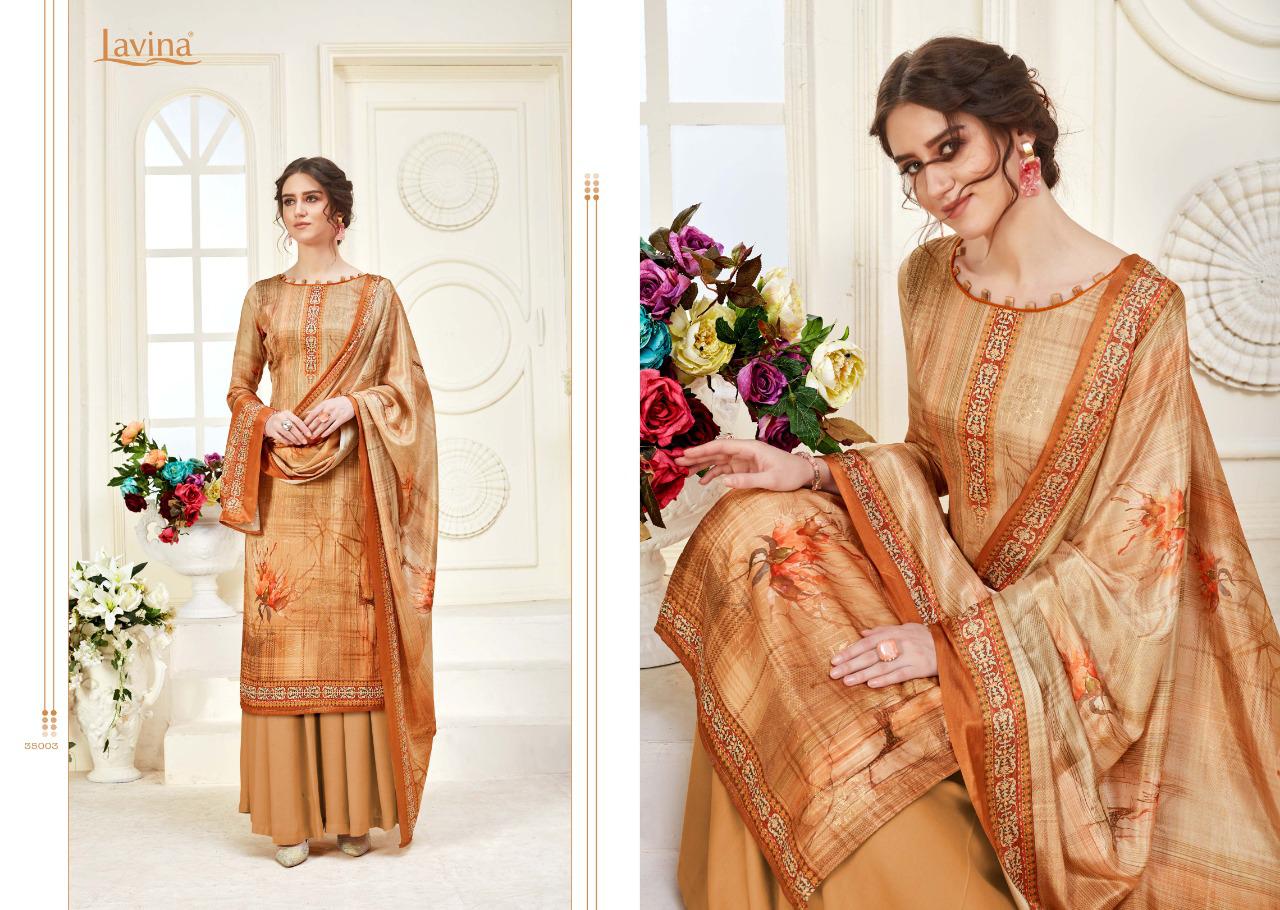 Lavina Vol-35 Series 35001-35006 Jam Satin With Sequence Digital Print Suit