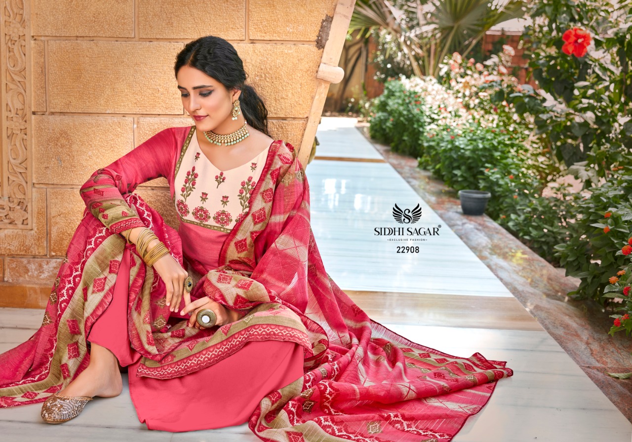 Siddhi Sagar Rasmalai Series 22901-22908 Jam Digital Print Suit