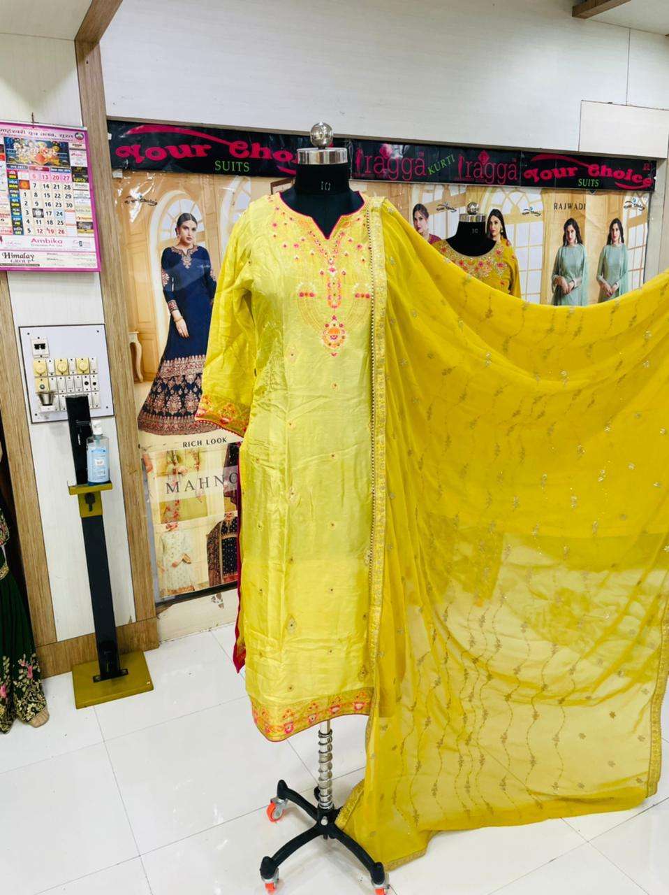 Glazier By Your Choice Dola Silk Ethnic Range Of Salwar Kameez